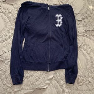PINK Victoria’s Secret Boston Red Sox zip up hoodie size Small.